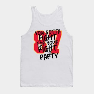 Right to Party Tank Top